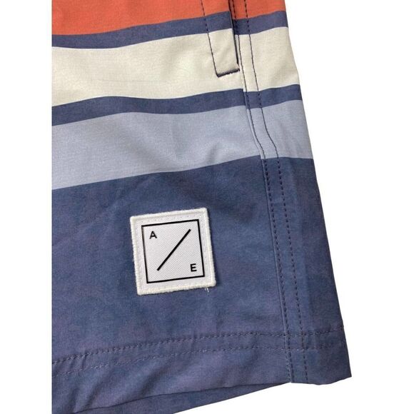 American Eagle Outfitters Board Shorts Large Blue / Mauve unlined NWOT‎ - Picture 8 of 10
